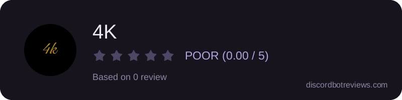 Rating widget preview for 4K