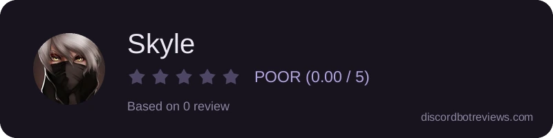 Rating widget preview for Skyle
