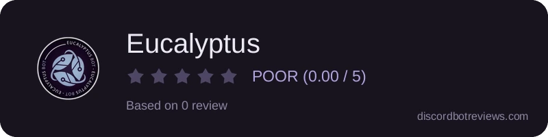 Rating widget preview for Eucalyptus
