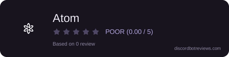 Rating widget preview for Atom