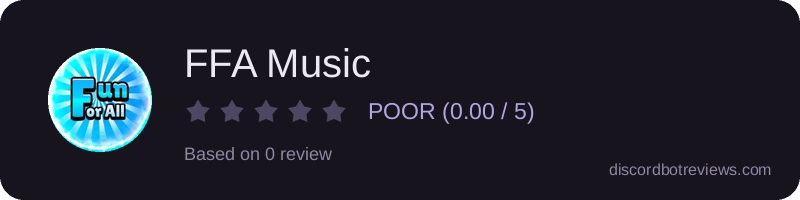 Rating widget preview for FFA Music