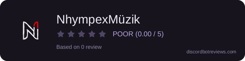 Rating widget preview for NhympexMüzik