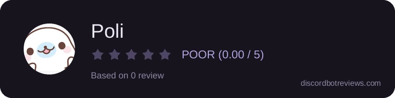 Rating banner for Poli