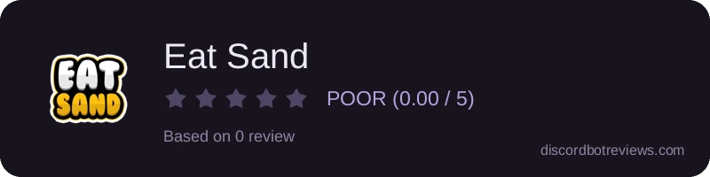 Rating widget preview for Eat Sand