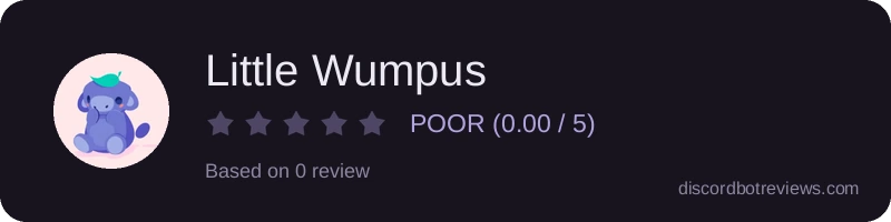 Rating banner for Little Wumpus