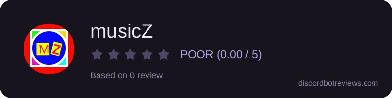 Rating widget preview for musicZ