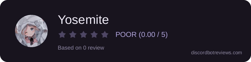 Rating widget preview for Yosemite