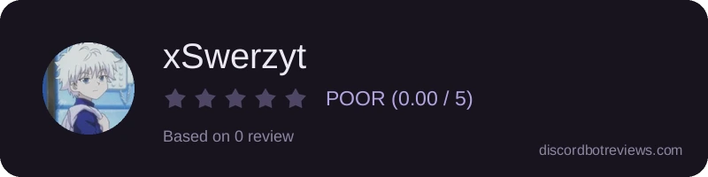 Rating widget preview for xSwerzyt