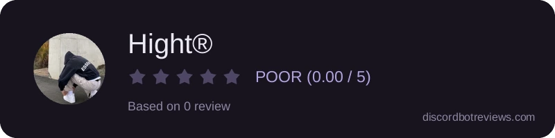 Rating widget preview for Hight®