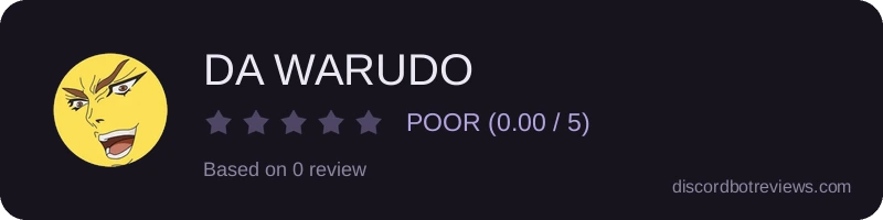 Rating banner for DA WARUDO