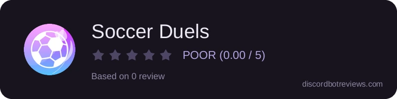 Rating widget preview for Soccer Duels