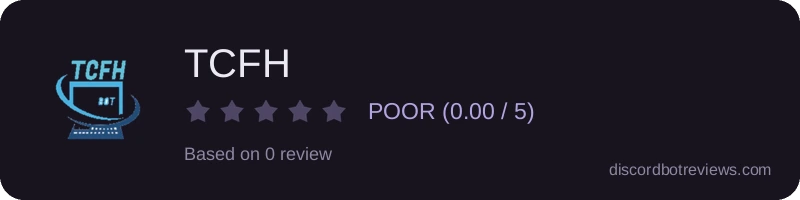 Rating widget preview for TCFH