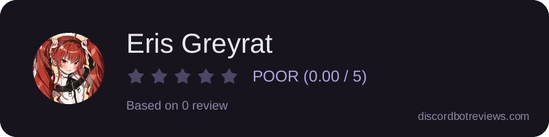 Rating widget preview for Eris Greyrat