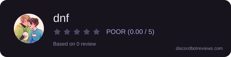 Rating widget preview for dnf