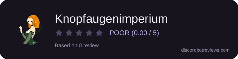 Rating widget preview for Knopfaugenimperium