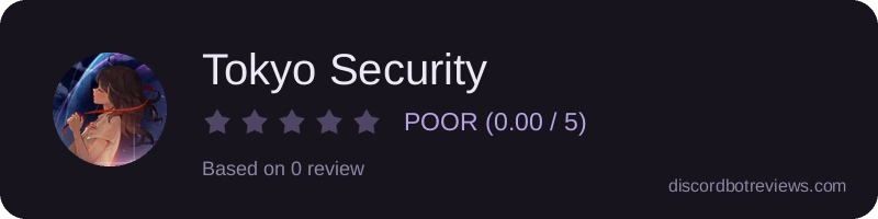 Rating widget preview for Tokyo Security