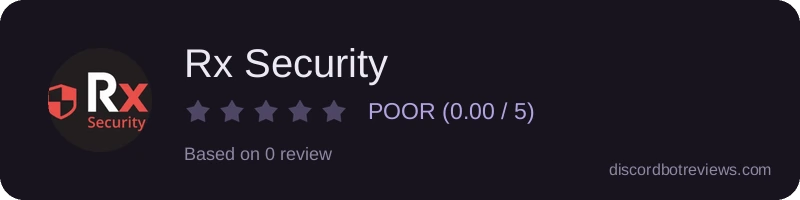 Rating widget preview for Rx Security