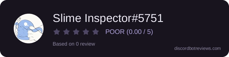 Rating widget preview for Slime Inspector#5751