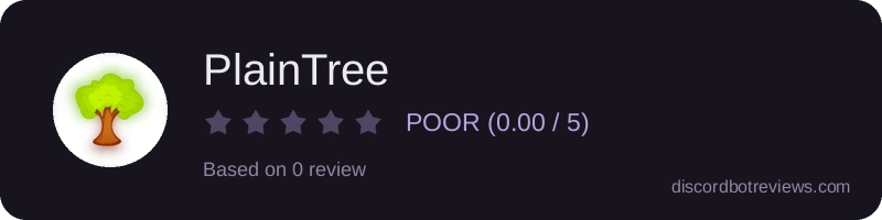Rating widget preview for PlainTree