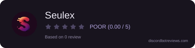 Rating widget preview for Seulex