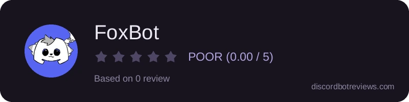 Rating banner for FoxBot