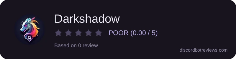 Rating widget preview for Darkshadow