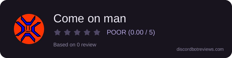 Rating widget preview for Come on man