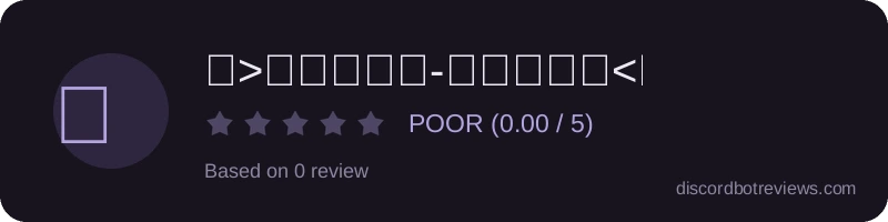 Rating widget preview for ☆>ℙ𝕖𝕣𝕣𝕪-𝕓𝕠𝕥𝕥𝕠<☆