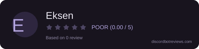 Rating banner for Eksen