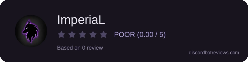 Rating widget preview for ImperiaL