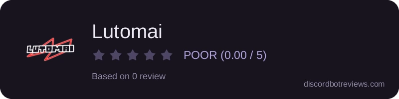 Rating widget preview for Lutomai