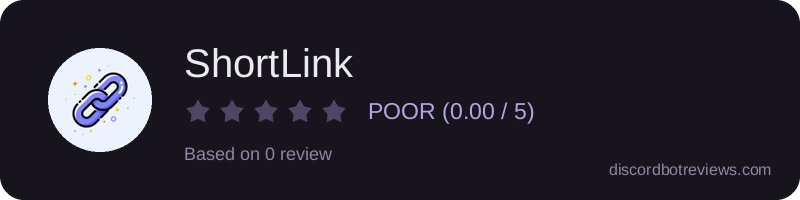 Rating banner for ShortLink