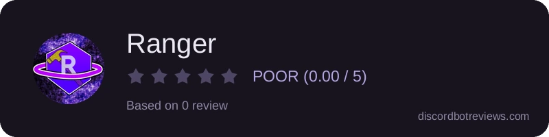 Rating widget preview for Ranger