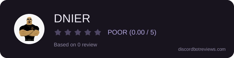 Rating banner for DNIER