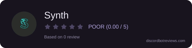 Rating banner for Synth