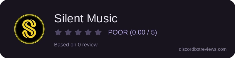 Rating widget preview for Silent Music