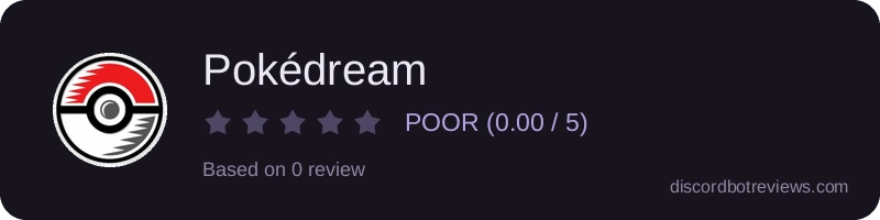 Rating banner for Pokédream