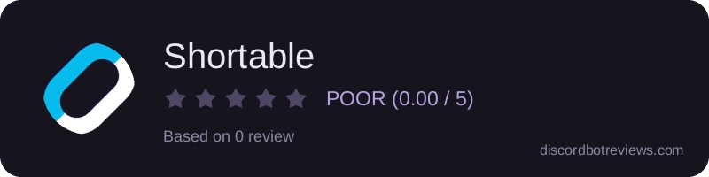 Rating widget preview for Shortable
