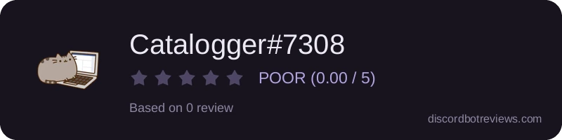 Rating widget preview for Catalogger#7308