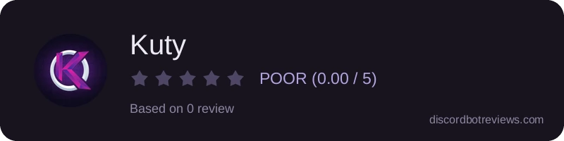 Rating widget preview for Kuty