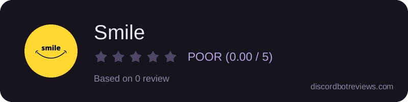Rating widget preview for Smile