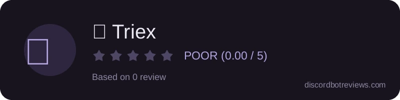 Rating widget preview for ☭ Triex