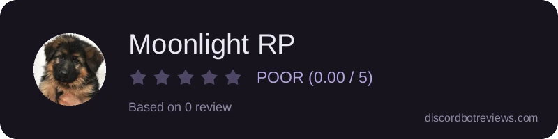 Rating widget preview for Moonlight RP