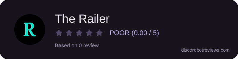 Rating widget preview for The Railer