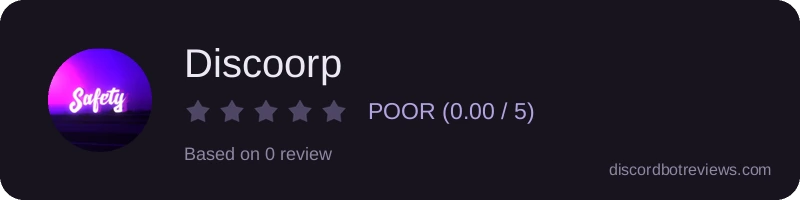 Rating banner for Discoorp