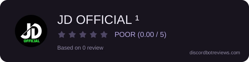 Rating widget preview for JD OFFICIAL ¹