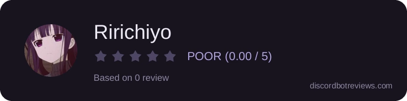 Rating widget preview for Ririchiyo