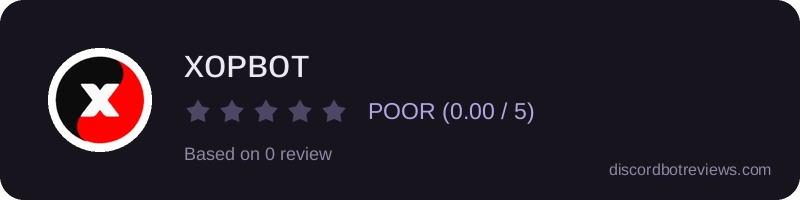 Rating widget preview for xᴏᴘʙᴏᴛ