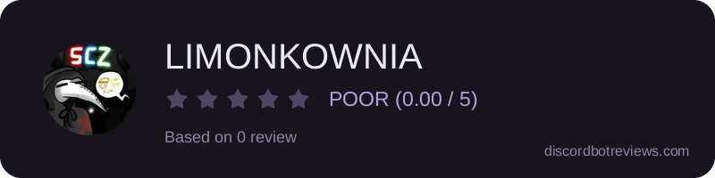 Rating widget preview for LIMONKOWNIA