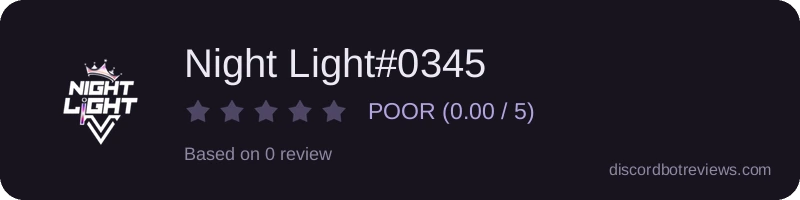 Rating widget preview for Night Light#0345